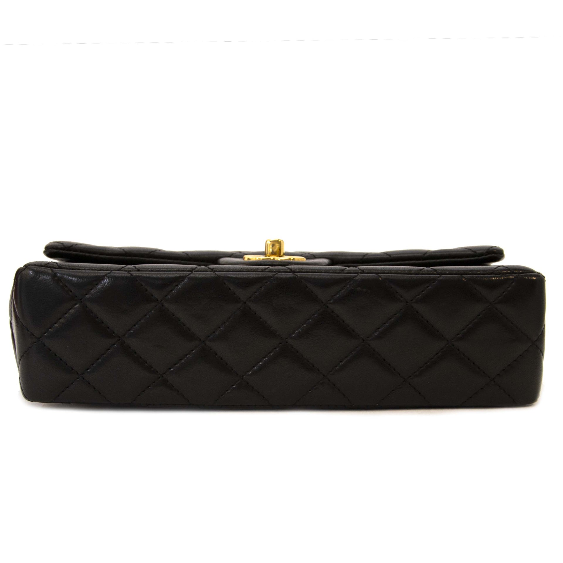 Chanel Vintage Black Small Classic Double Flap Bag