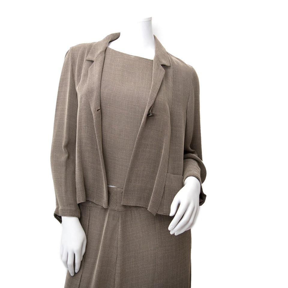 Chanel Three-Piece Skirt Suit buy and sell online for the best price at Labellov