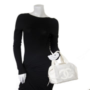 Chanel Small Perforated CC Bowler Bag now for sale at labellov vintage fashion webshop belgium