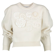 Chanel White Cashmere Crew Neck Sweater Buy this gorgeous Chanel piece here safely!