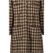 Chanel Houndstooth Multicolor Tweed Long Blazer