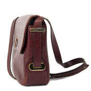 Authentieke tweedehans Christian Dior Vintage Bordeaux Crossbody Bag juiste prijs veilig online winkelen LabelLOV webshop luxe merken winkelen Antwerpen België mode fashion