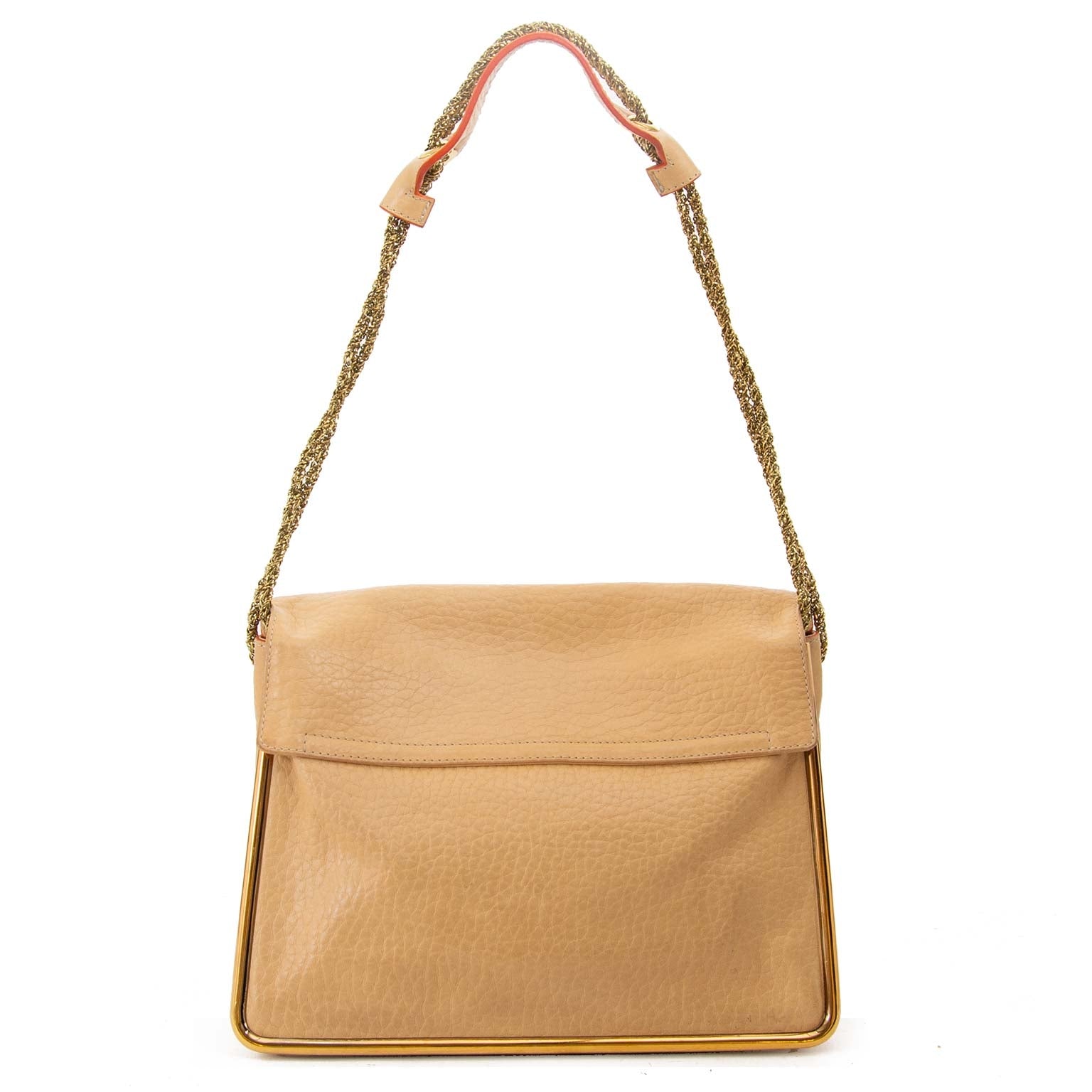 Chloé Beige Sally Bag now for sale at labellov vintage fashion webshop belgium
