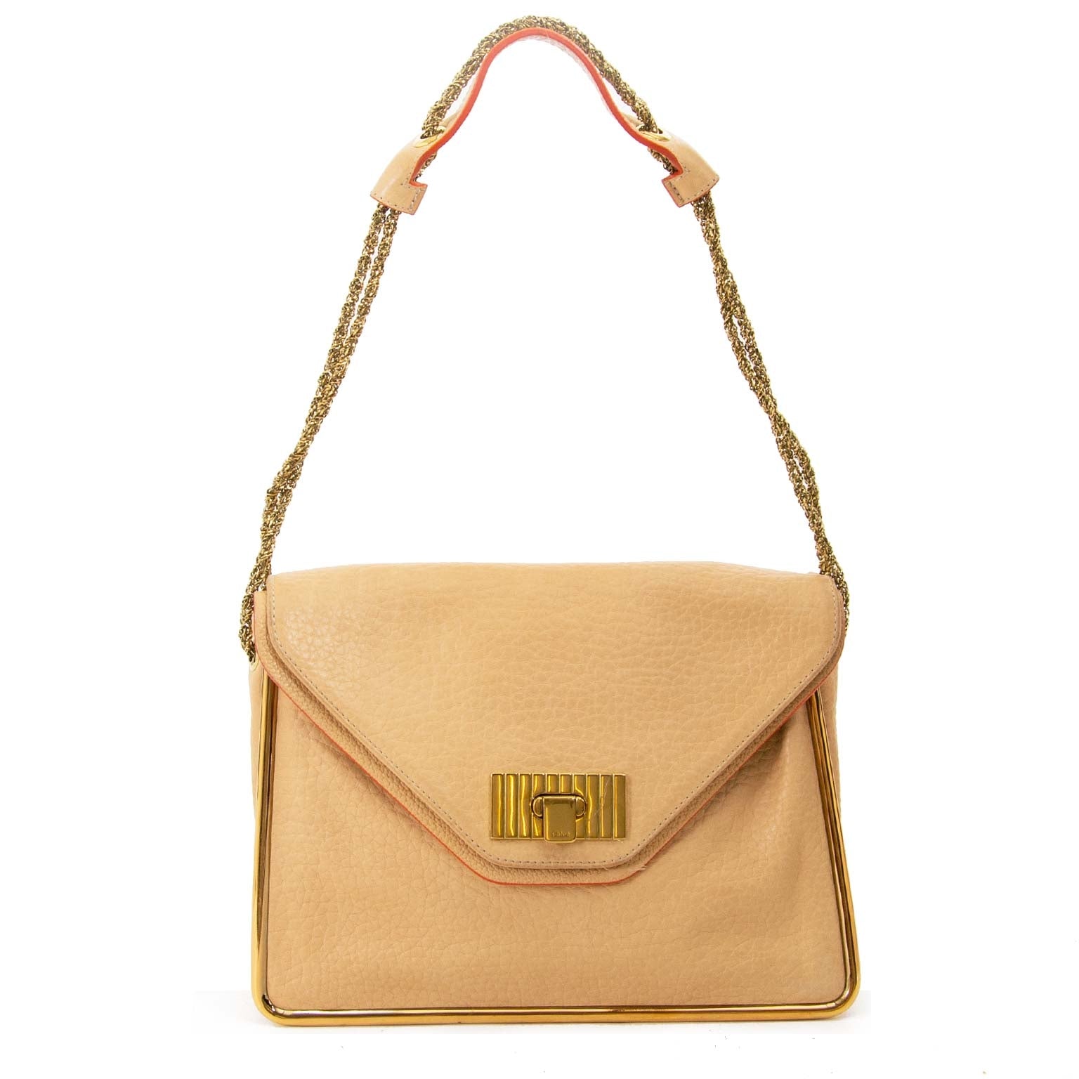 Chloé Beige Sally Bag now for sale at labellov vintage fashion webshop belgium