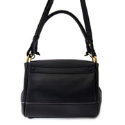 skip the waitinglist shop your luxury Chloé Black Leather Owen Shoulderbag (