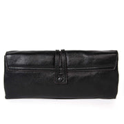 chloe black leather turn-lock clutch now for sale at labellov vintage fashion webshop belgium