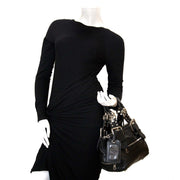 chloé zwarte lederen buckle tas nu te koop bij labellov vintage mode webshop belgië