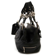 chloé black leather buckle bag now for sale at labellov vintage fashion webshop belgium