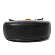 chloe black drew textured-leather shoulder bag now for sale at vintage fashion webshop belgium