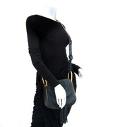 Chloé hudson small blue suede crossbody bag now for sale at labellov vintage fashion webshop belgium