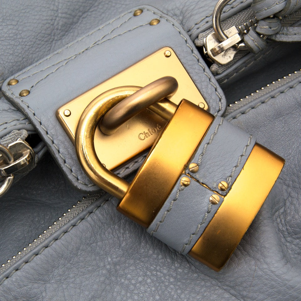 Buy 100% authentic Chloé Babyblue Paddington Satchel Shoulder Bag for the best price online