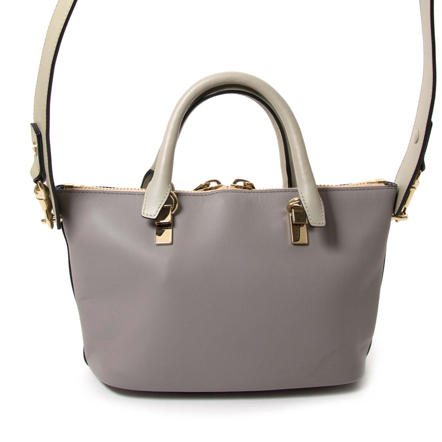 chloé mini grey baylee bag now for sale at labellov vintage fashion webshop belgium