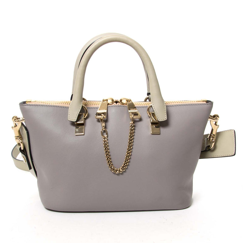 chloé mini grey baylee bag now for sale at labellov vintage fashion webshop belgium