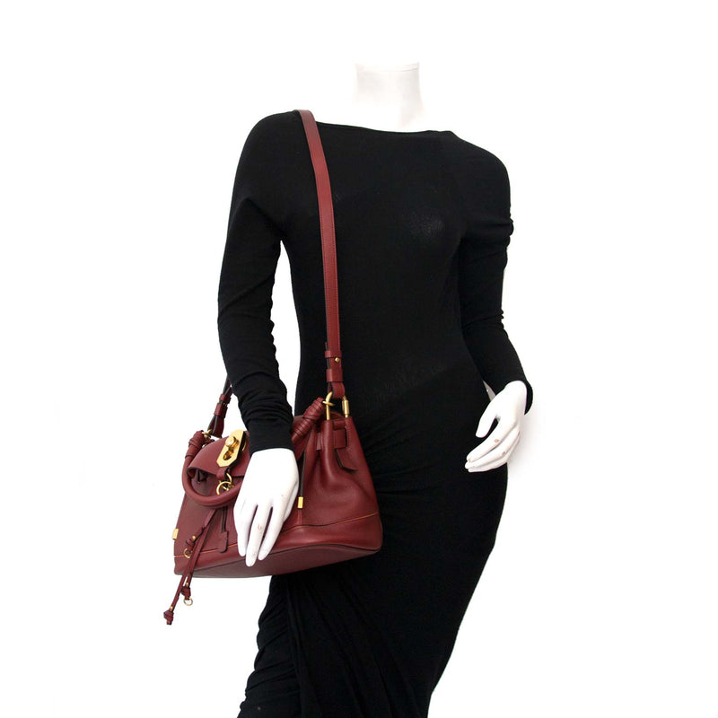 *NEVER USED* Chloé Sienna Red Owen Flap Suède Calfskin Bag