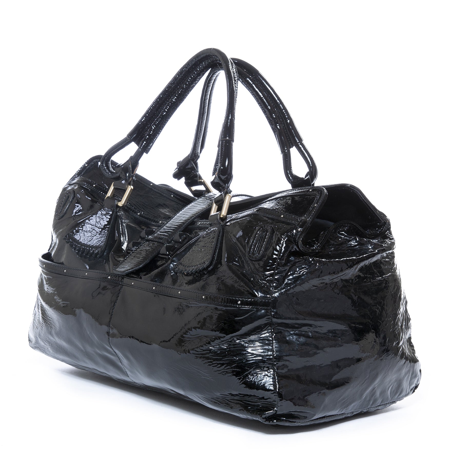 buy Chloé Black Patent Shopper and pay online at labellov.com
