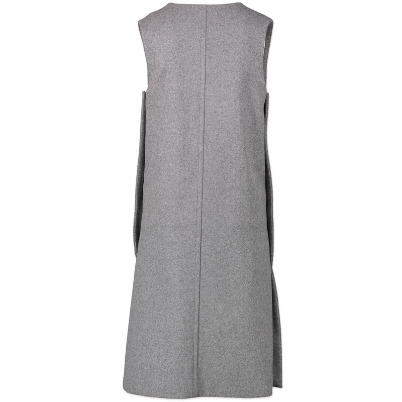 Chloé Grey V-neck Wool Felt Dress we buy and sell your authentic designer bags online