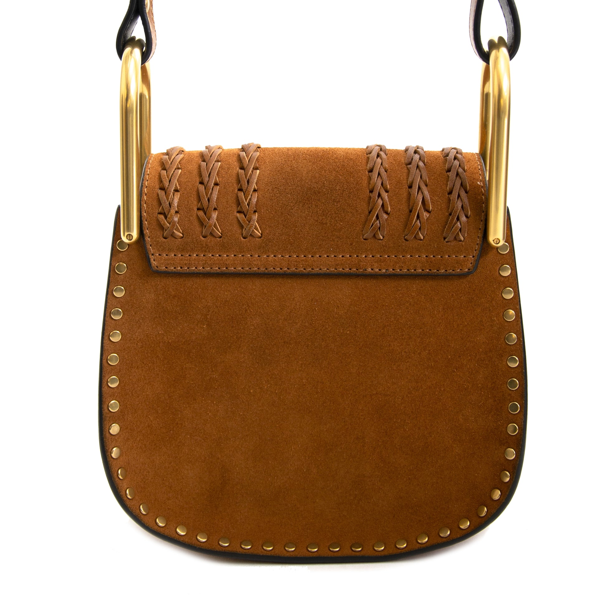Authentieke tweedehands Chloé Hudson Bag Camel koop online webshop LabelLOV