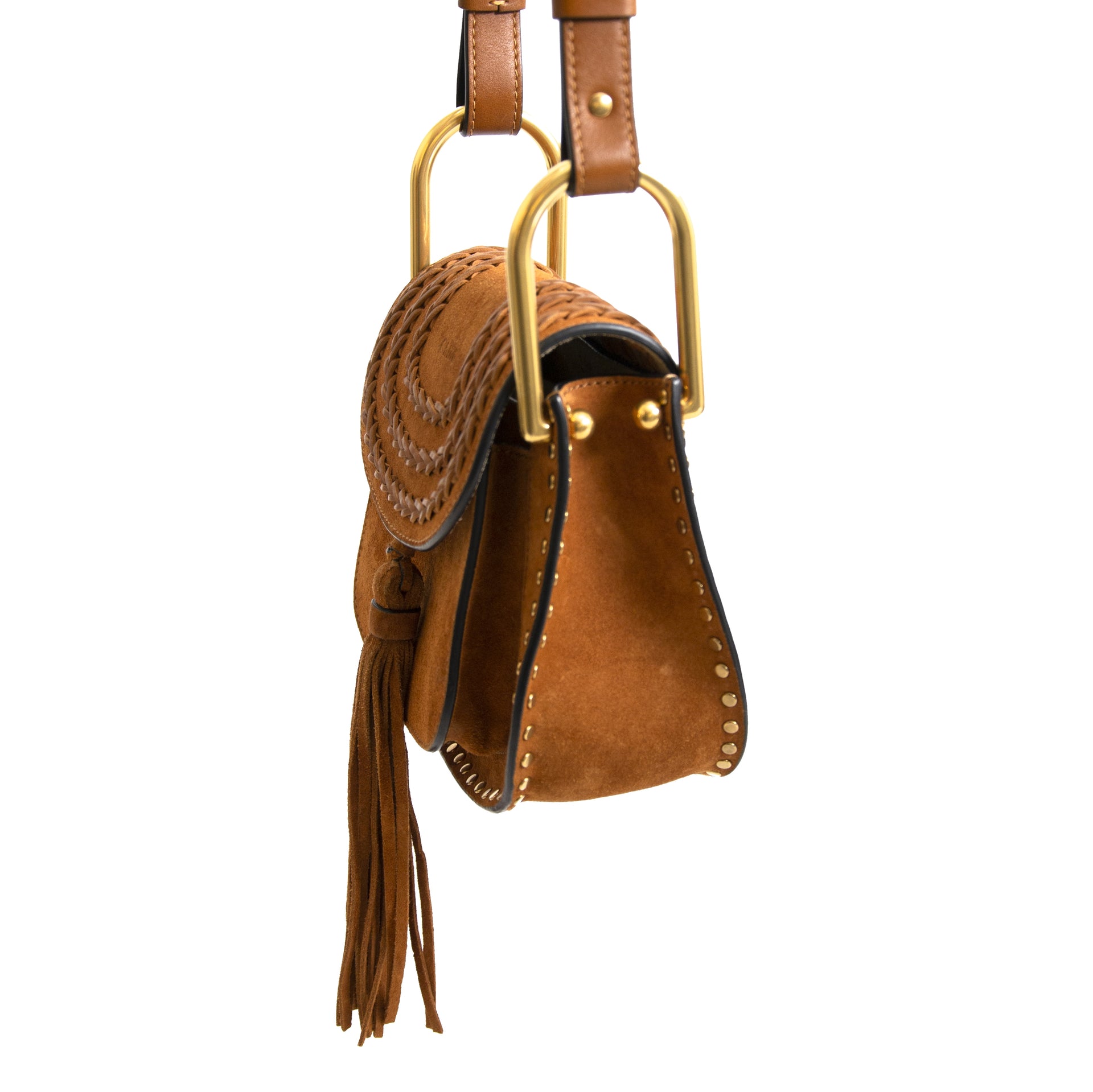 Authentic secondhand Chloé Hudson Bag Camel buy online webshop LabelLOV