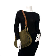*NEVER USED* Chloé Small Suède Hayley Hobo Bag online secondhand luxury brand new outlet price