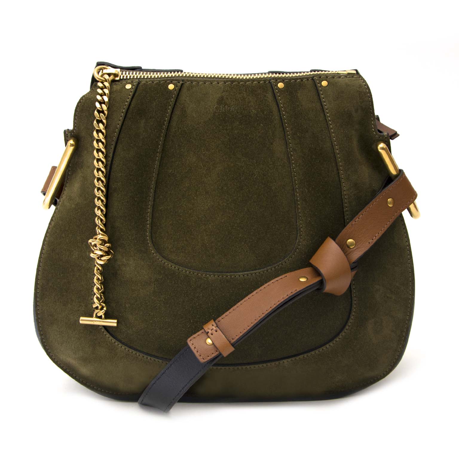 acheter en ligne pour le meilleur prix *NEVER USED* Chloé Small Suède Hayley Hobo Bag