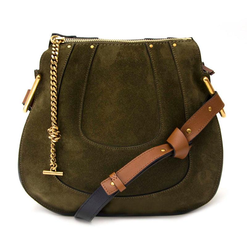 acheter en ligne pour le meilleur prix *NEVER USED* Chloé Small Suède Hayley Hobo Bag