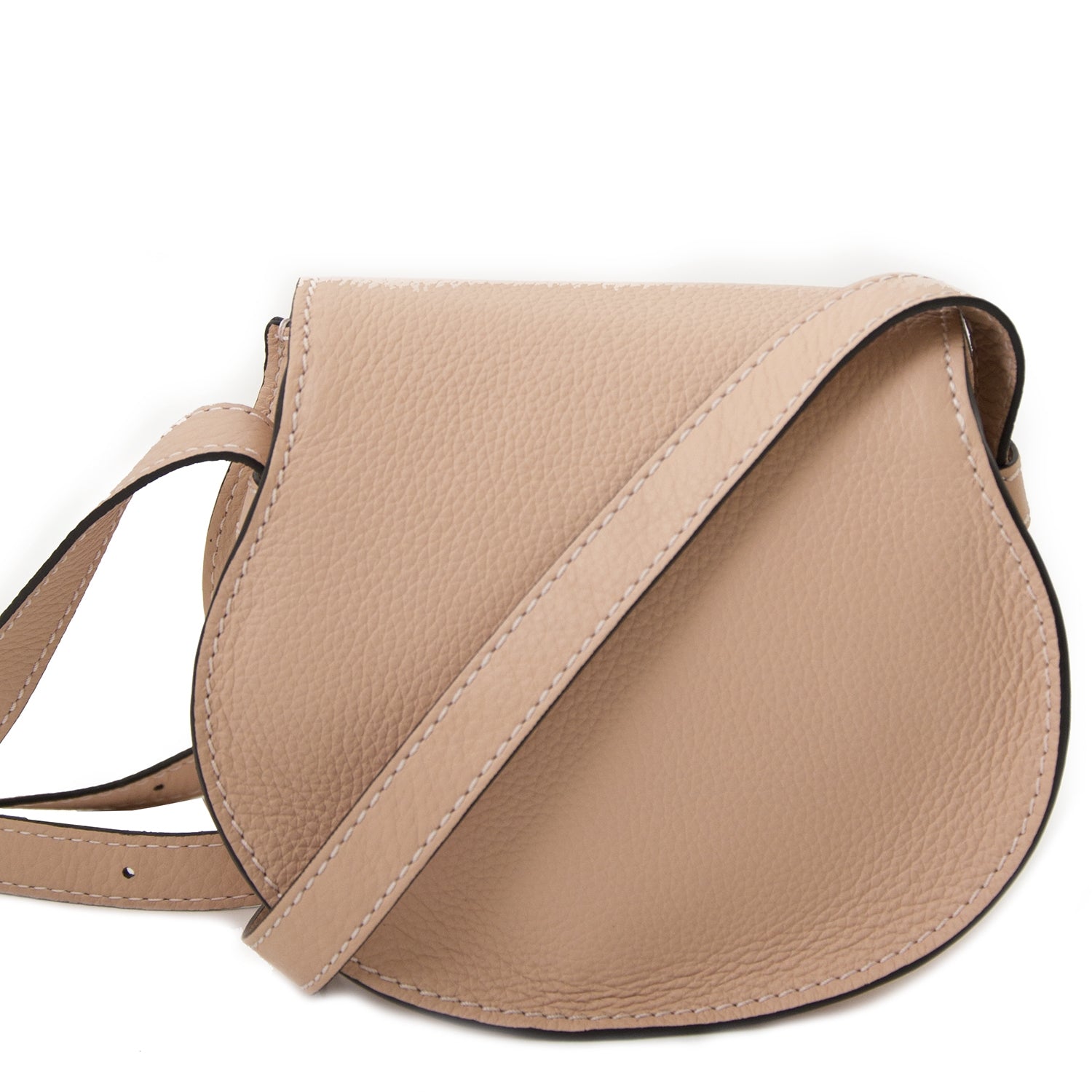 Sac bandoulière Chloé Mini Marcie Nude Blush