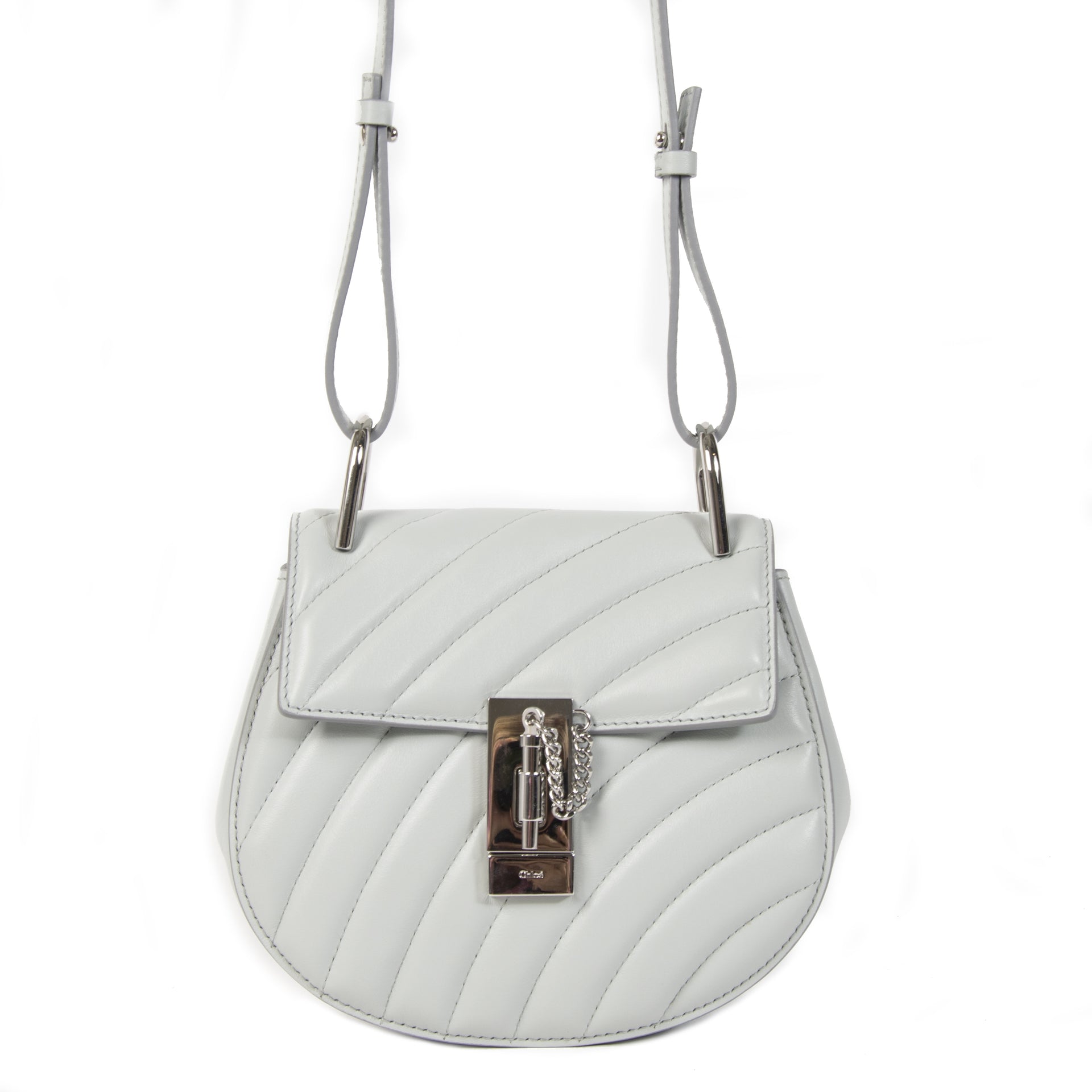Chloé Drew Bijou Airy Grey Mini Bag