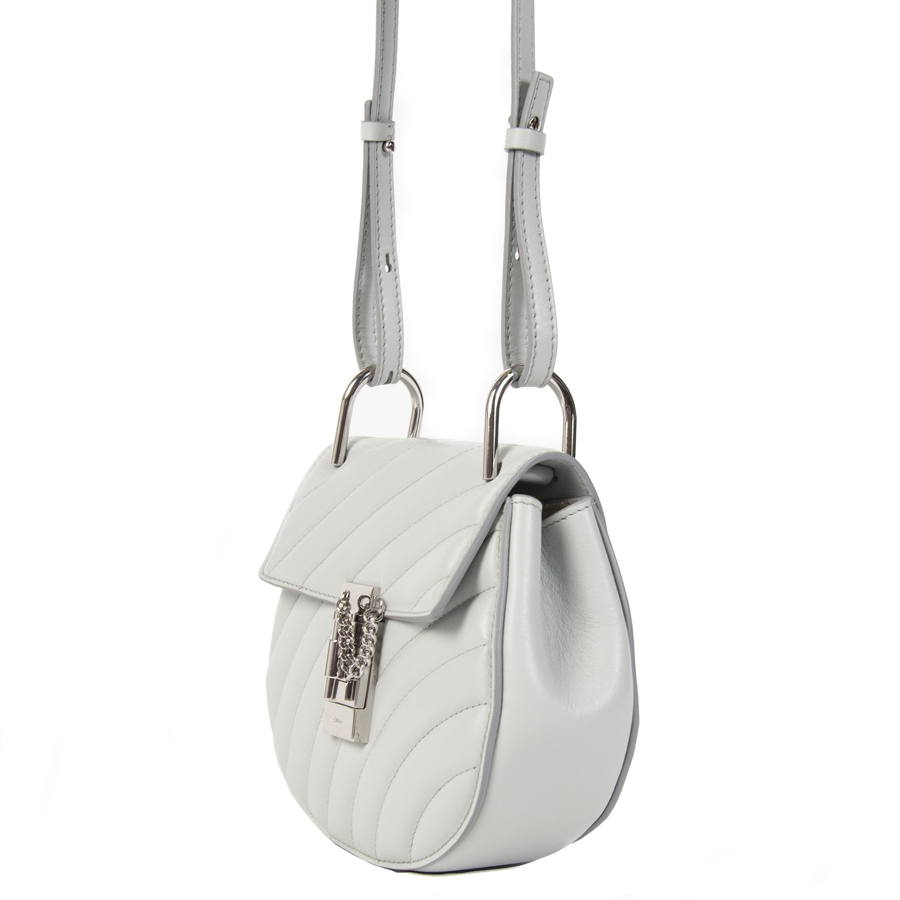 Chloé Drew Bijou Airy Grey Mini Bag