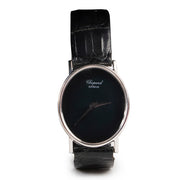 Buy now vintage luxury designer watch Chopard Genève 2023 White Gold Crocodile Strap Watch at Labellov