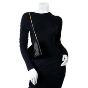 Christian Dior Black Patent Clutch now for sale at labellov vintage fashion webshop belgium
