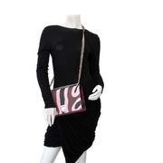 hristian Dior Diorama Printed Patchwork Leather Bag