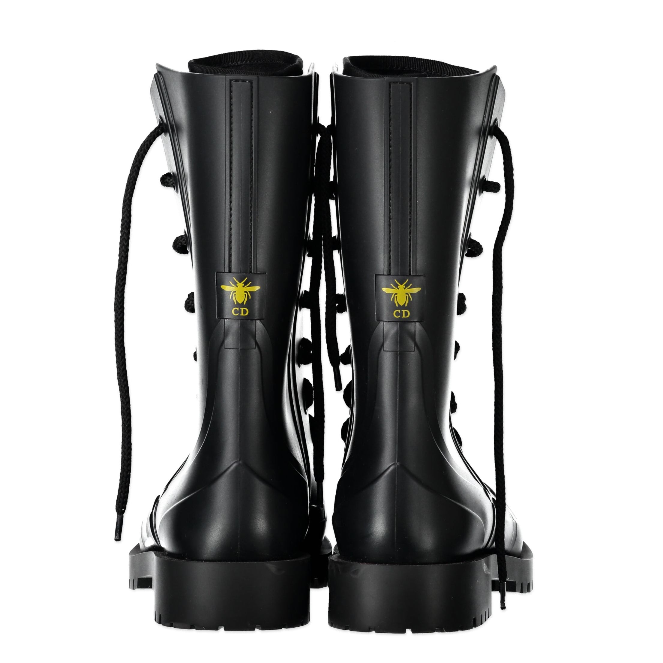 boots shoes dior camp rubber ankle boot price Dior Camp Black Rubber Ankle Boots Size 39