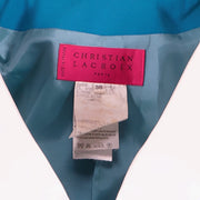 buy authentic vintage Christian Lacroix Vintage Turquoise Skirt Suit Set at Labellov for the best price