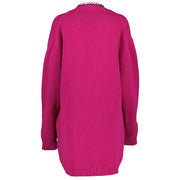 Christopher Kane AW2019 Runway Pink Crystal And Gel Cardigan-343-154