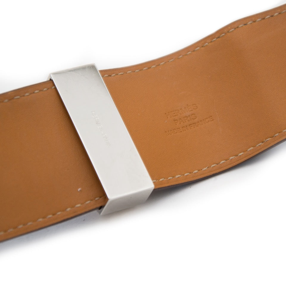 Hermès Collier de Chien Bleu de Galice PHW