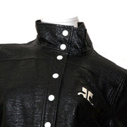 Koop Courrèges Iconic Black Patent Jacket in Antwerpen aan de beste prijs