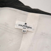 Courrèges Iconic Black Patent Jacket size small