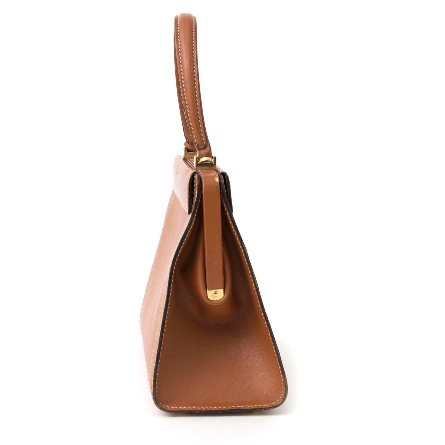 Authentic vintage Delvaux illusion handbag at right price LabelLOV tweedehands Delvaux aan de juiste prijs