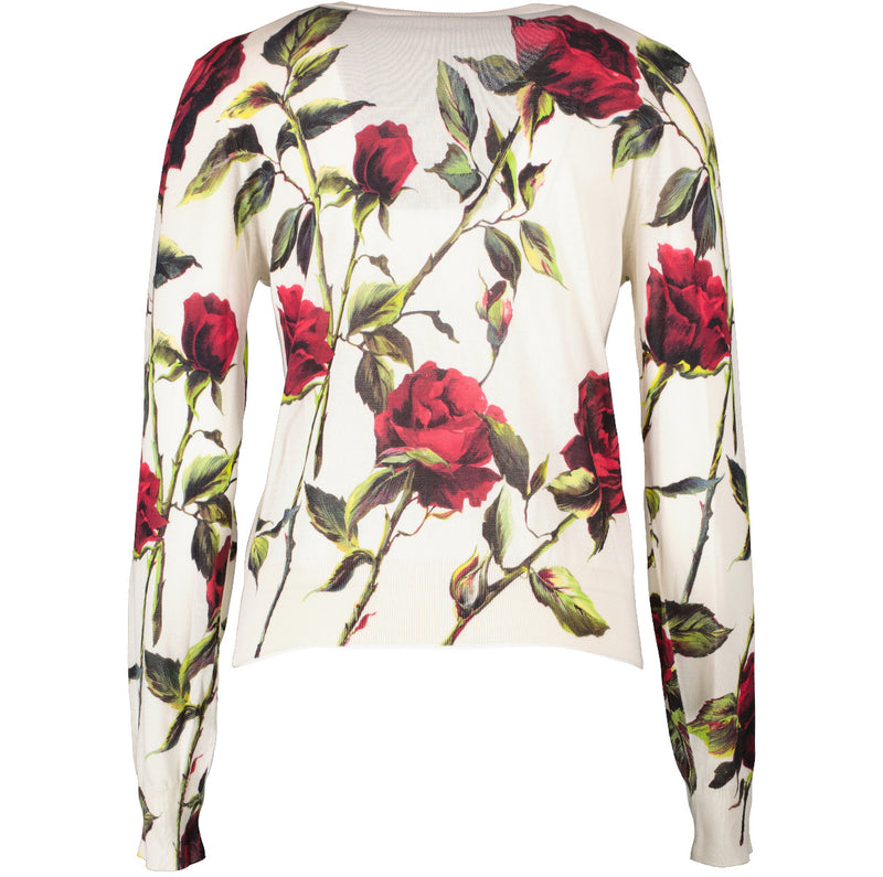 Dolce & Gabbana Vest met rozenprint
