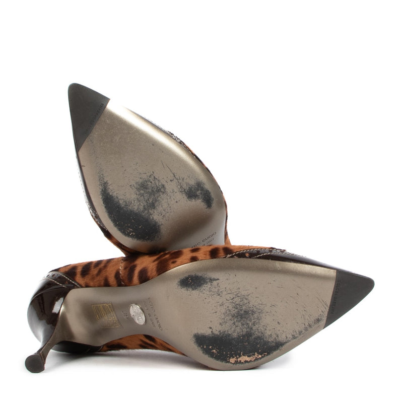 Dolce & Gabbana Pumps van ponyhaar met luipaardprint - Maat 39
