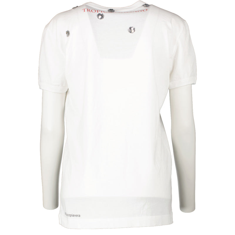 Dolce & Gabbana Wit T-shirt - Maat 40