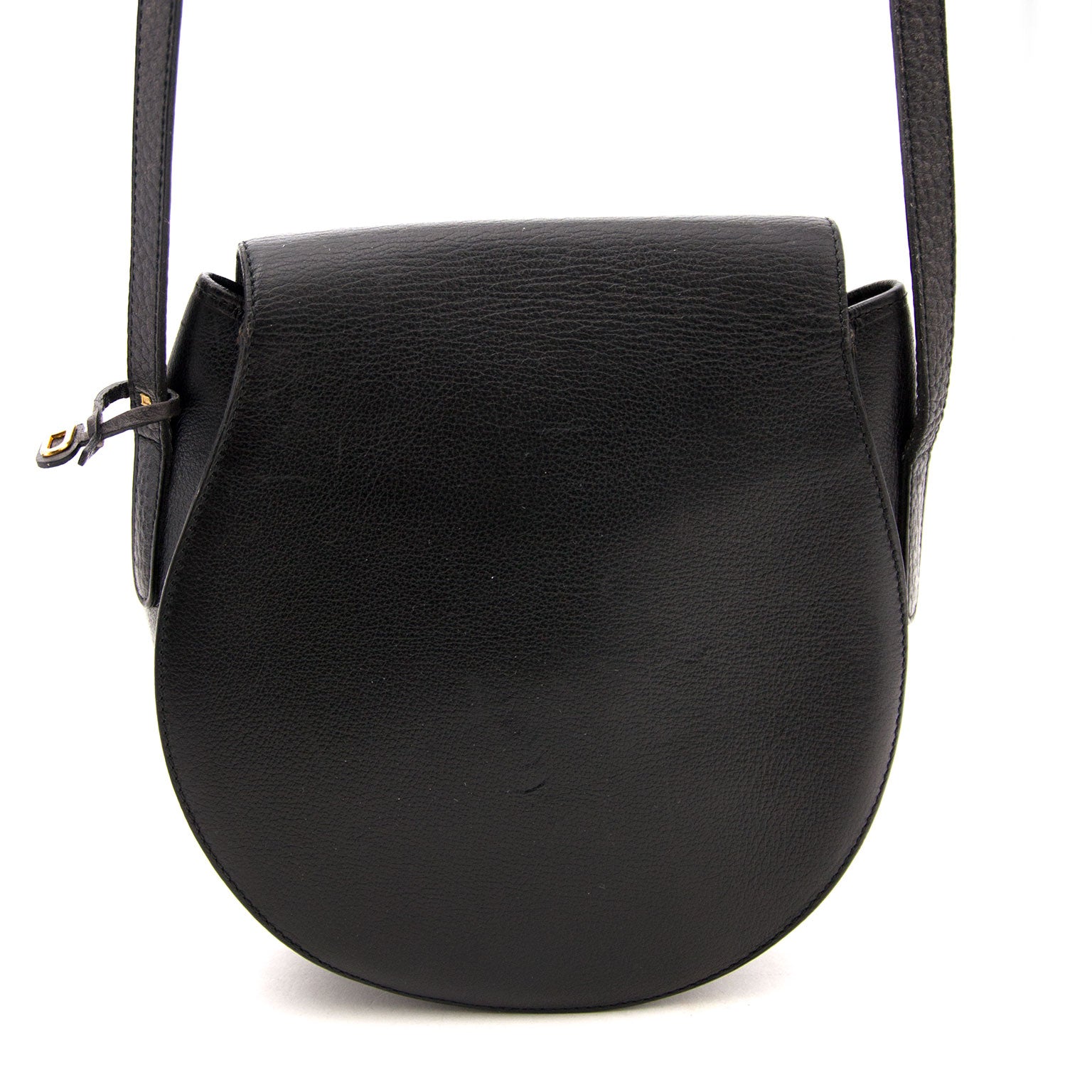 Delvaux Black Cross Body Bag available at Labellov showroom in Antwerp.