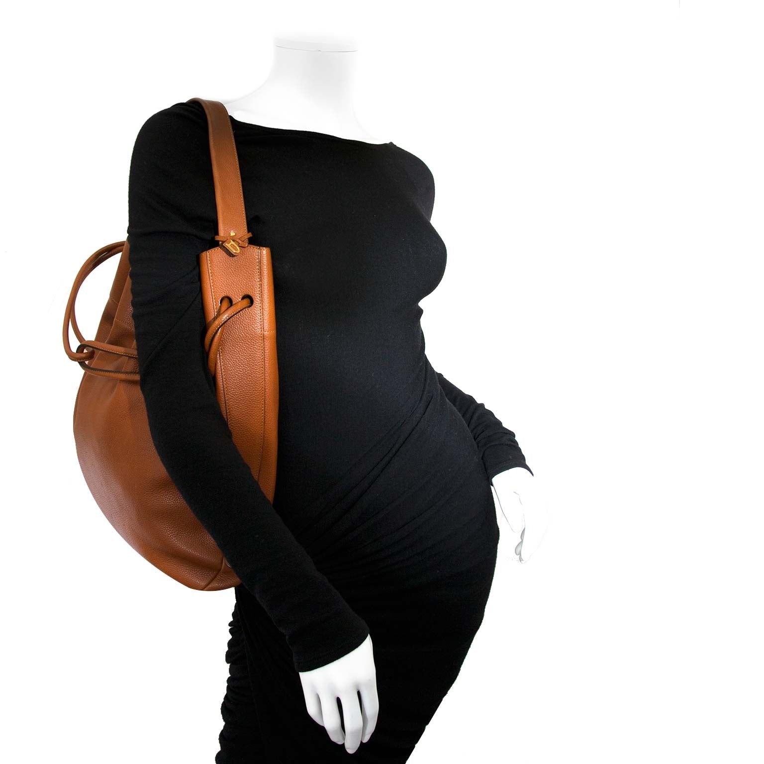 Acheter secur en ligne votre sac Delvaux Brown Leather Drawstring Bag pour le meilleur prix chez Labellov