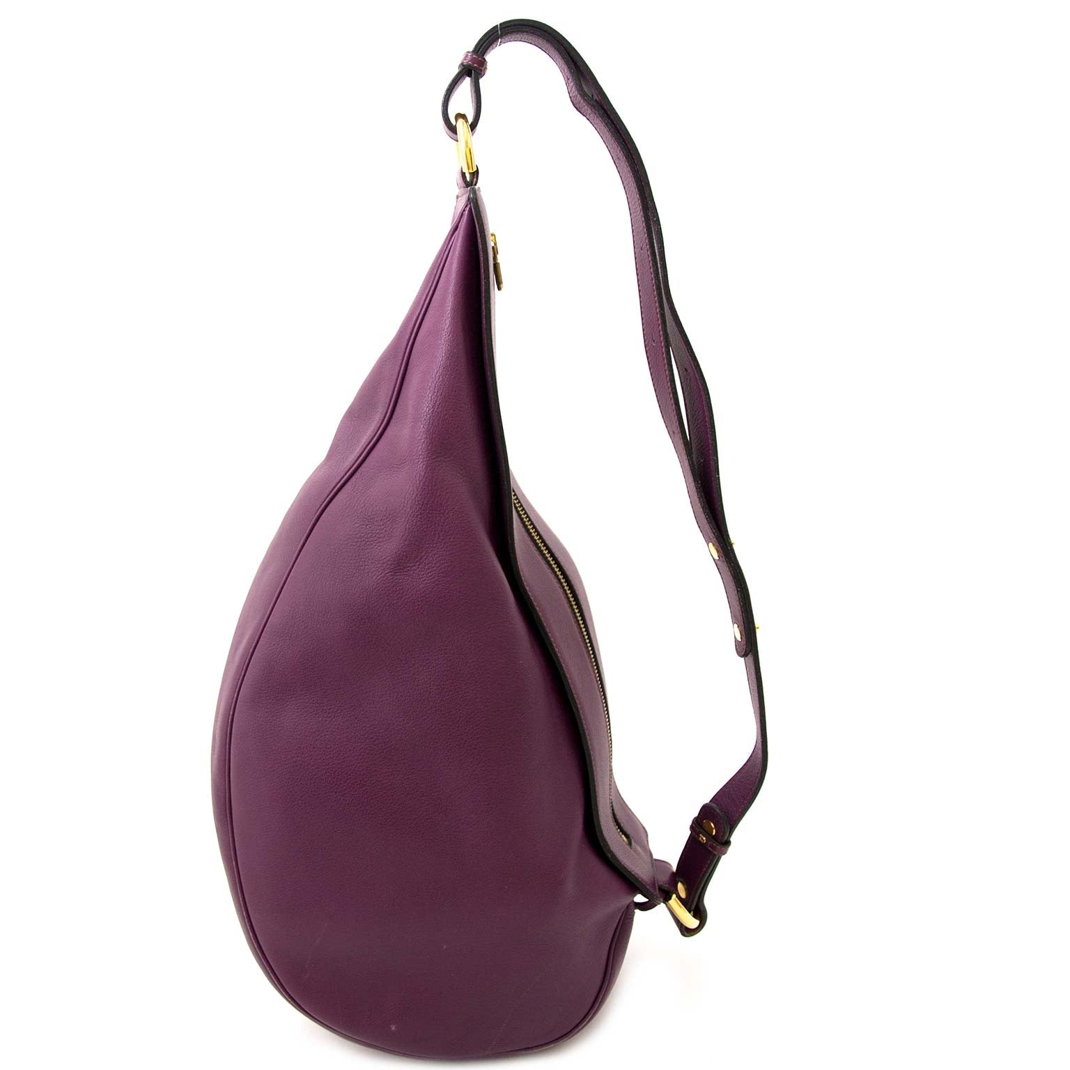 secondmain Delvaux Purple Acacia Bag en vendre sur labellov
