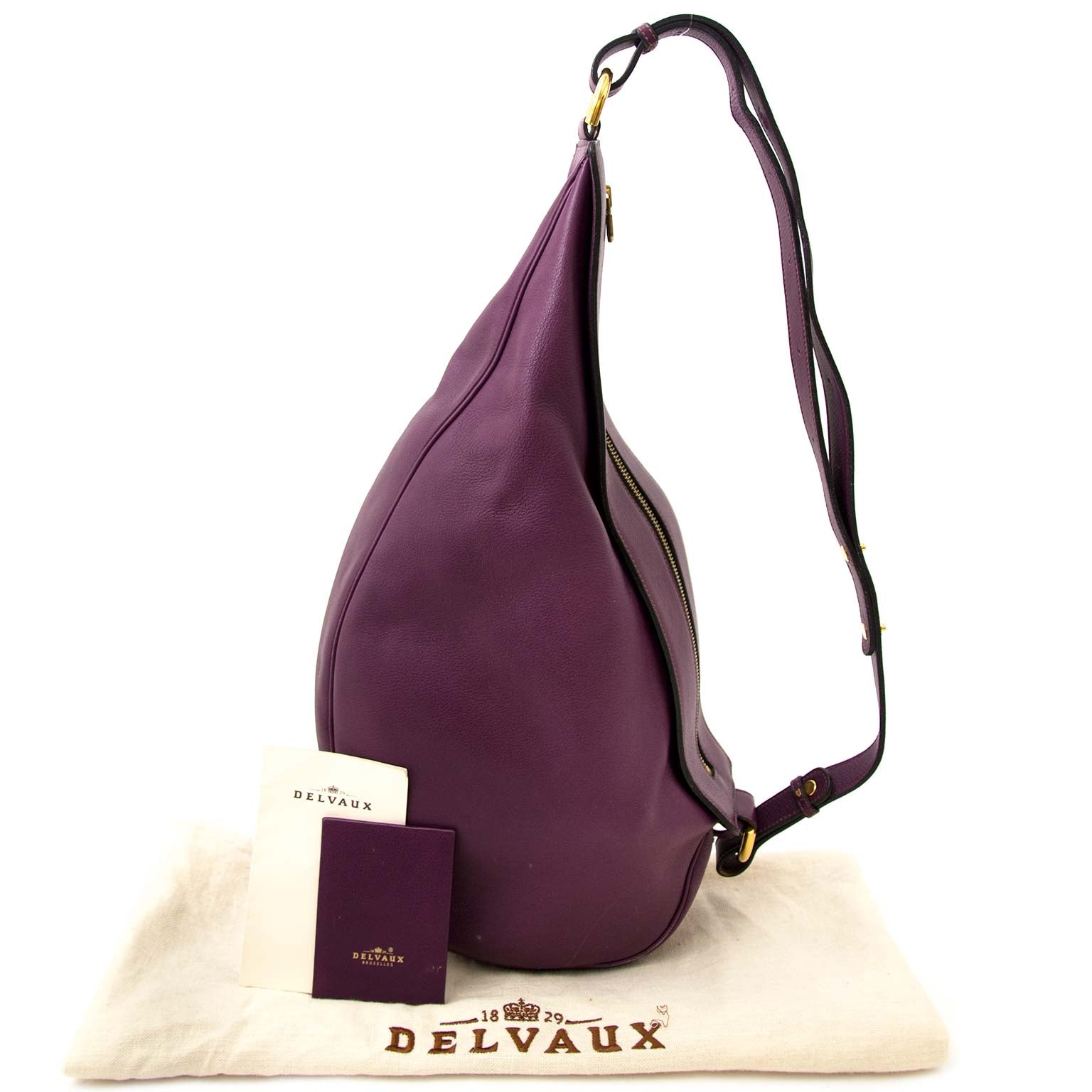 tweedehands Delvaux Purple Acacia Bag te koop bij labellov.com