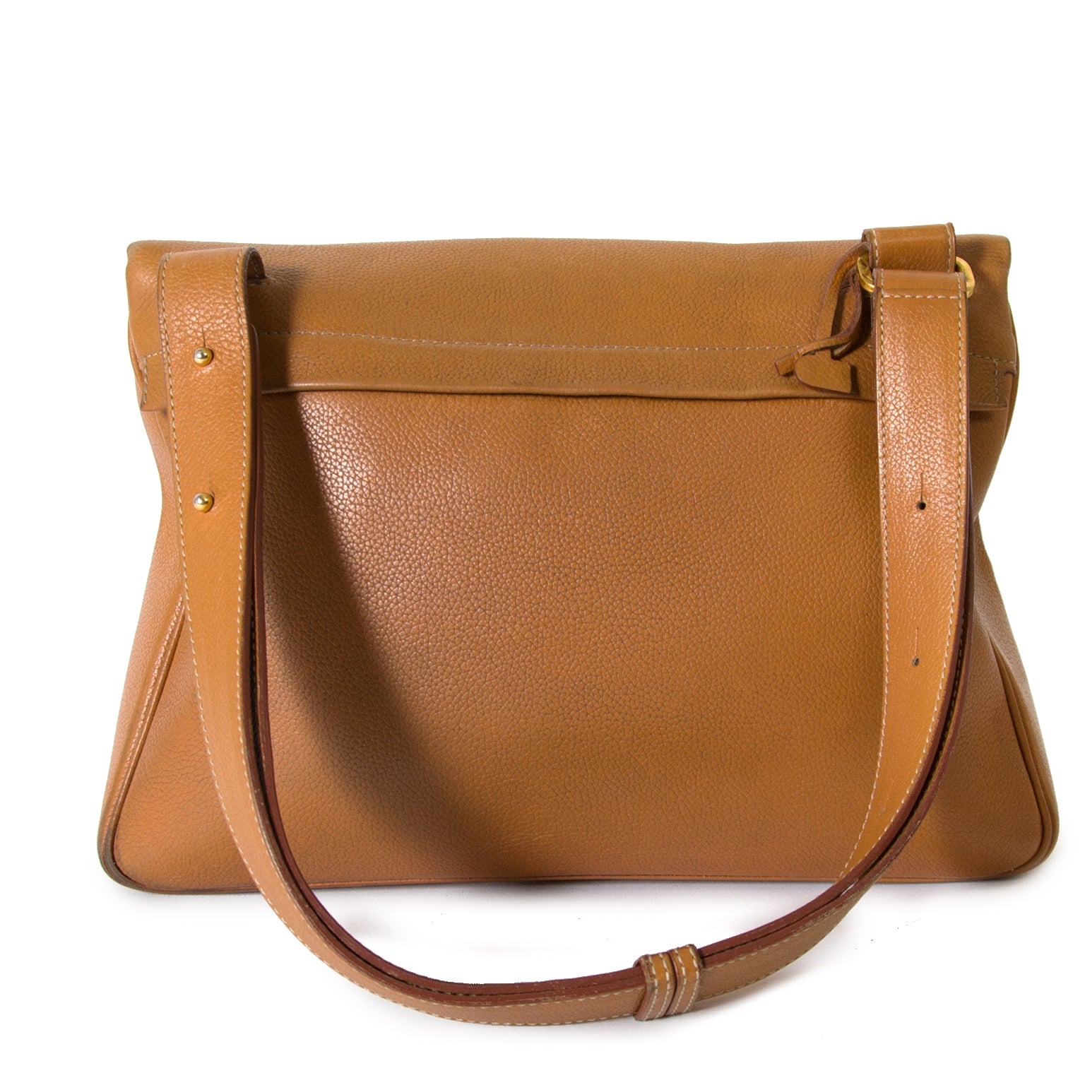 delvaux cognac givry schouder tas nu te koop bij labellov vintage mode webshop belgië