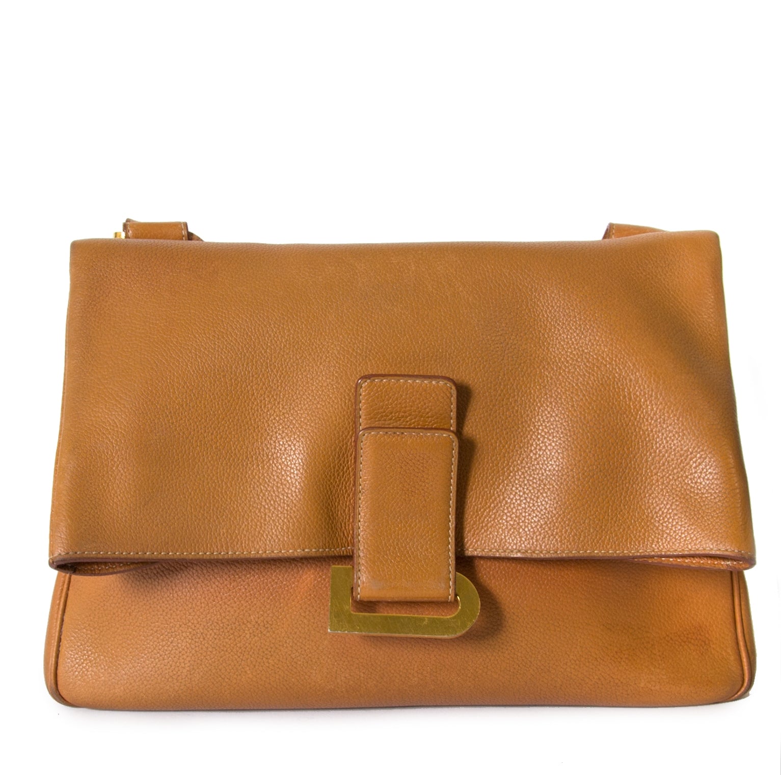 delvaux cognac givry sac à vendre à labellov vintage webshop de mode belgique