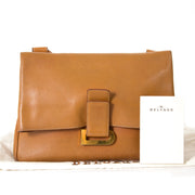 Delvaux Cognac Givry Shoulder Bag now for sale at labellov vintage fashion webshop belgium