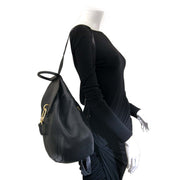 delvaux black lucifer backpack now for sale at labellov vintage fashion webshop belgium