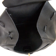 delvaux black lucifer backpack now for sale at labellov vintage fashion webshop belgium